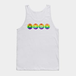 Rainbow Pride Coins Tank Top